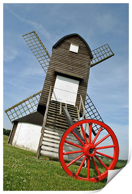 Pitstone Windmill, Buckinghamshire Print by graham young