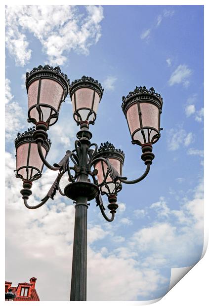 Street lamps by day Print by Igor Krylov