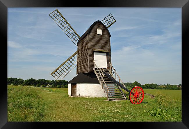 Pitstone Mill, Buckinghamshire Framed Print by graham young