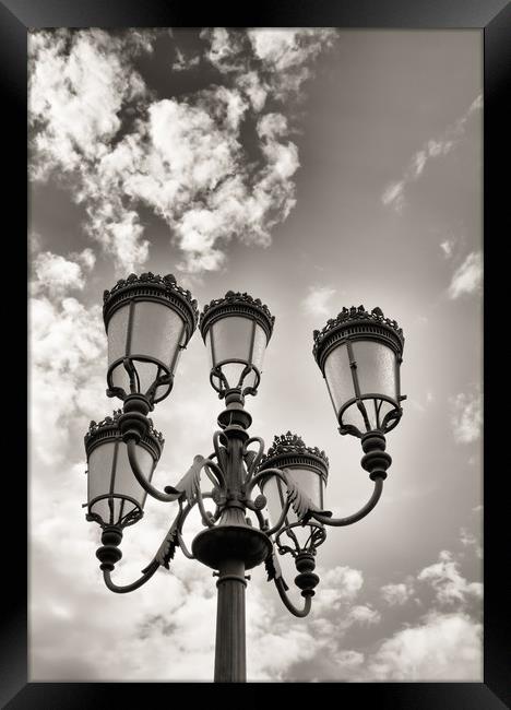 Street lamps Framed Print by Igor Krylov