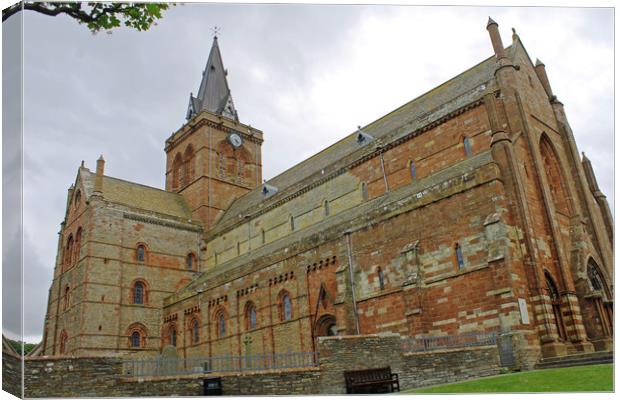 Kirkwall Cathedral Canvas Print by Tony Murtagh