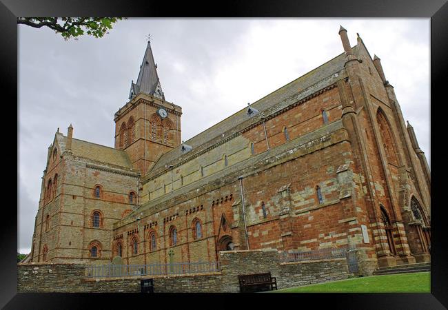 Kirkwall Cathedral Framed Print by Tony Murtagh