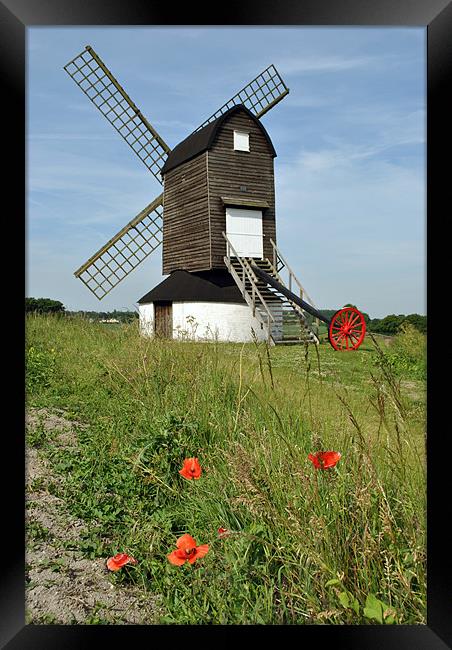 Pitstone Mill, buckinghamshire Framed Print by graham young