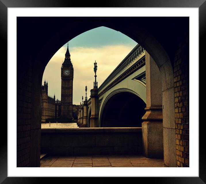 Big  ben  houses of parliment  Framed Mounted Print by Heaven's Gift xxx68