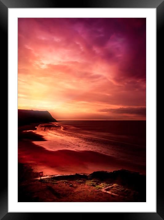 Strawberry Sands Framed Mounted Print by richard sayer