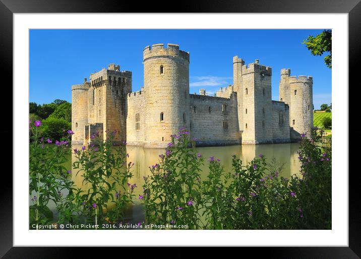 Bodium Castle Framed Mounted Print by Chris Pickett
