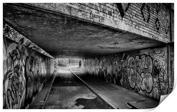 Graffiti Alley Print by Mike Hedison