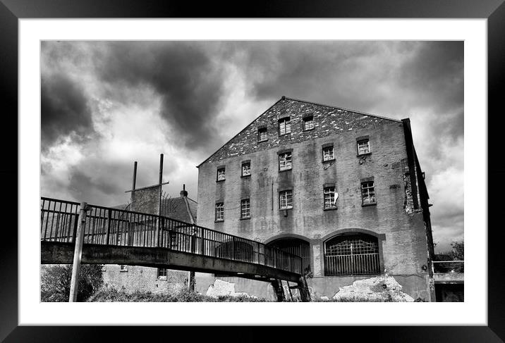 The Old Mill Framed Mounted Print by Mike Hedison