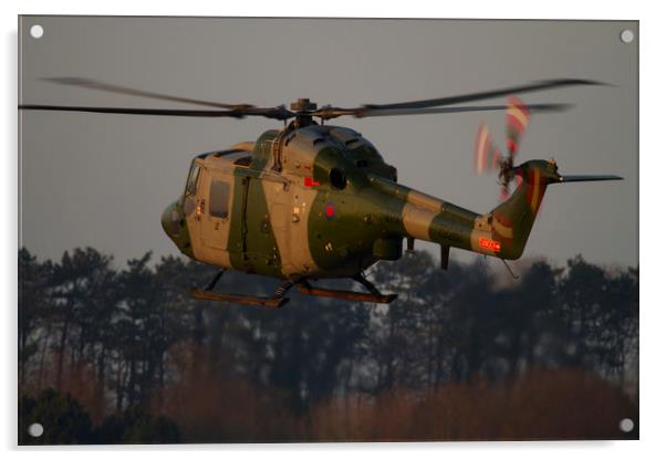 Army Air corps Lynx AH7 Acrylic by Oxon Images