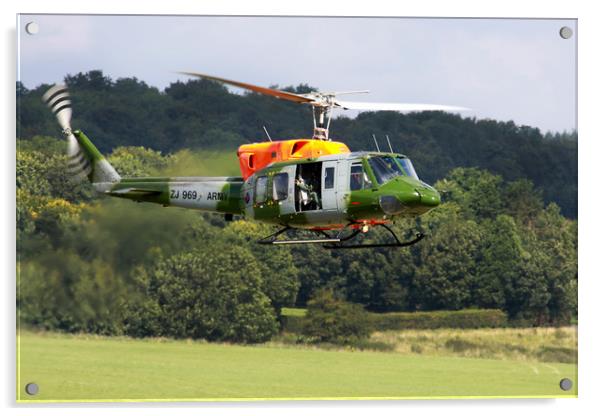 Army Bell 212 Helicopter Acrylic by Oxon Images