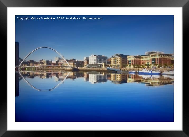 Gateshead Quay Framed Mounted Print by Nick Wardekker