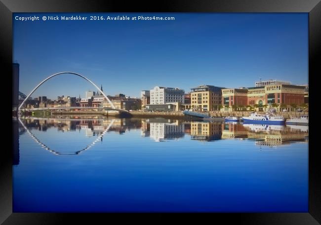 Gateshead Quay Framed Print by Nick Wardekker