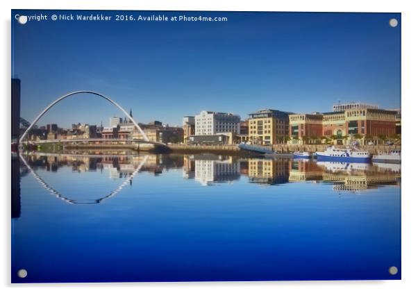 Gateshead Quay Acrylic by Nick Wardekker