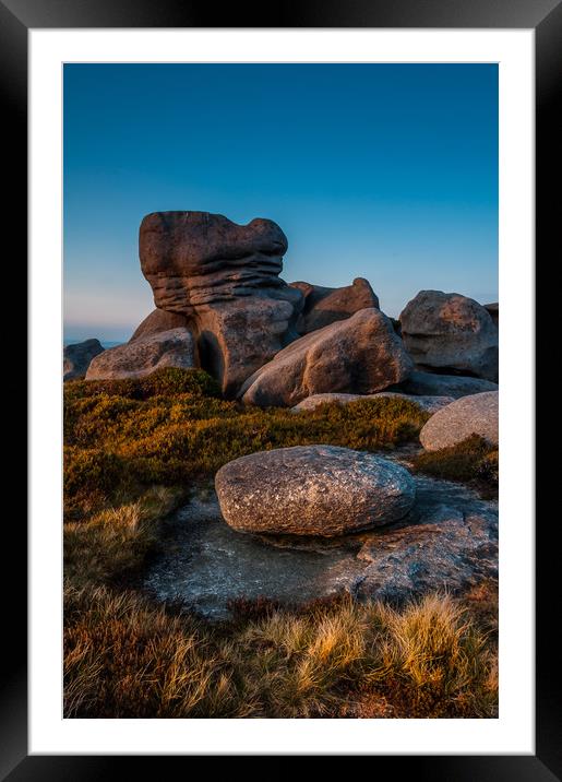 Barrow Stones Framed Mounted Print by Paul Andrews