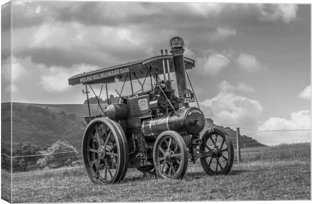 The Nostalgic Little Giant Tractor Canvas Print by Malcolm McHugh