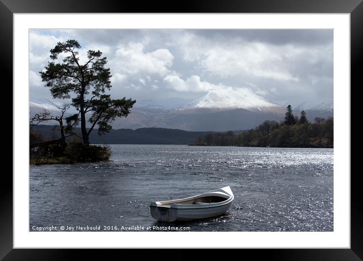 Loch Arkaig Framed Mounted Print by Joy Newbould
