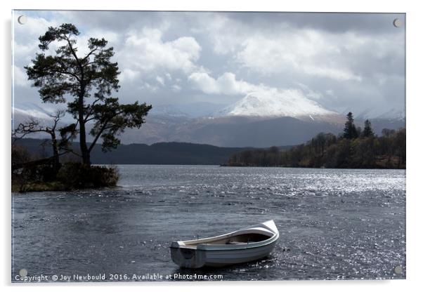 Loch Arkaig Acrylic by Joy Newbould