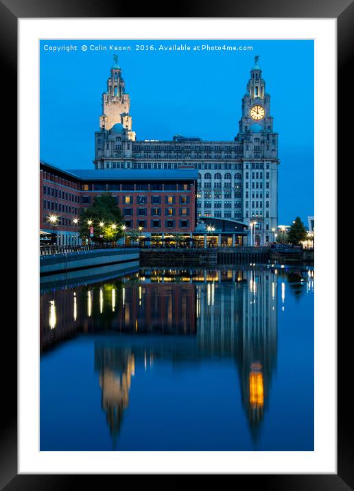 Liverpool - News at Ten Framed Mounted Print by Colin Keown