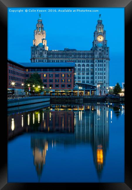 Liverpool - News at Ten Framed Print by Colin Keown