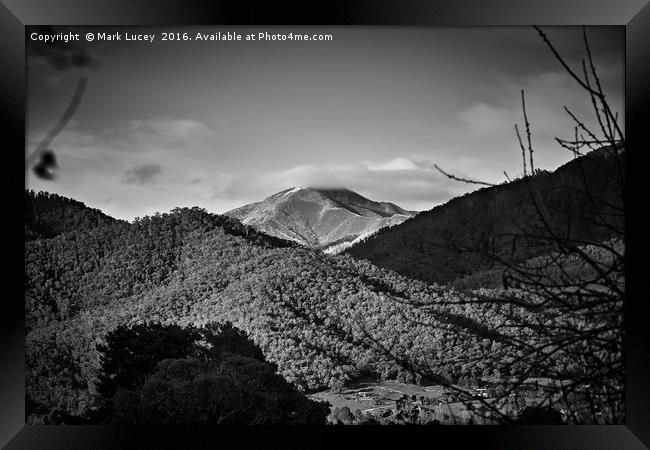 Mt Feathertop Framed Print by Mark Lucey