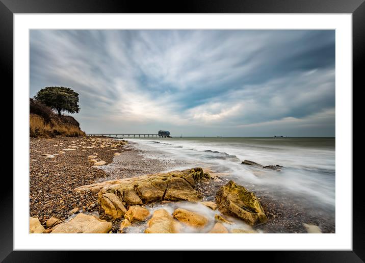 Bembridge Ledge Isle Of Wight Framed Mounted Print by Wight Landscapes