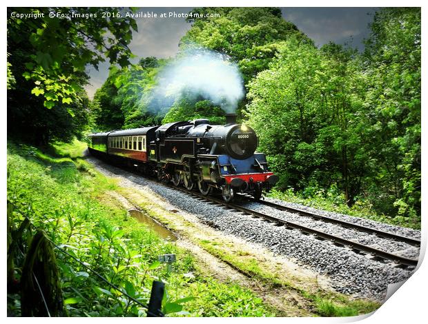 Locomotive 80080 Print by Derrick Fox Lomax
