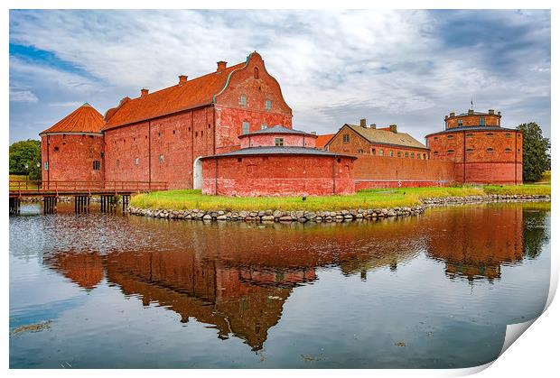 Landskrona Citadel in Sweden Print by Antony McAulay