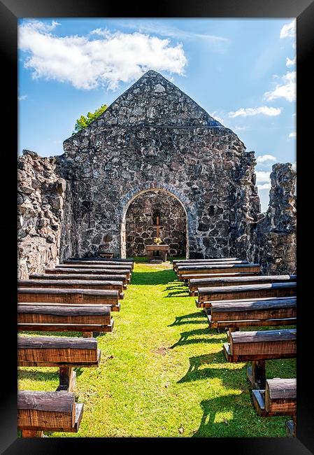 Rya Church Ruin in Skane Framed Print by Antony McAulay