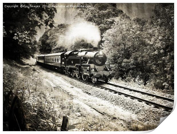 Locomotive 80080 Print by Derrick Fox Lomax