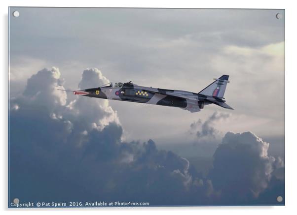 RAF Jaguar GR1 Acrylic by Pat Speirs