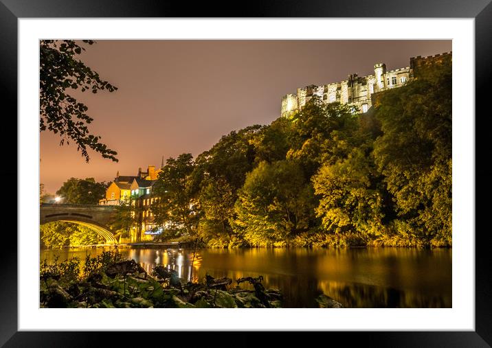 Riverside by Night........ Framed Mounted Print by Naylor's Photography