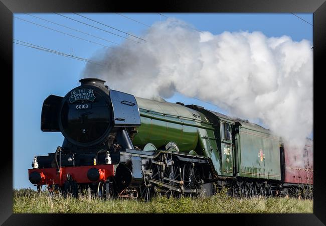 The Flying Scotsman Framed Print by keith franklin