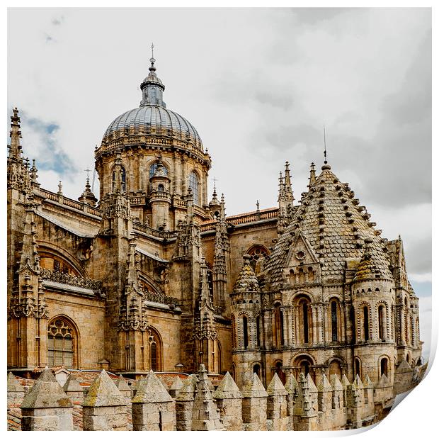 Cathedral of Salamanca Print by Igor Krylov