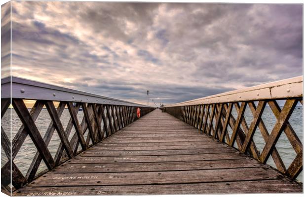Yarmouth Pier Canvas Print by Wight Landscapes
