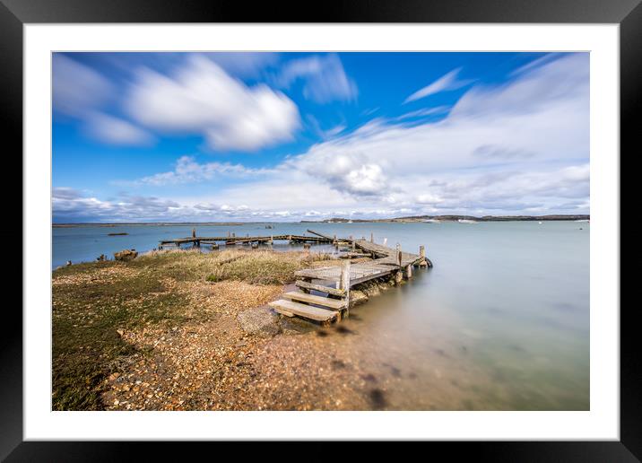 Newtown Creek Framed Mounted Print by Wight Landscapes