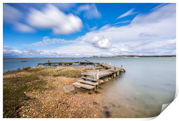 Newtown Creek Print by Wight Landscapes