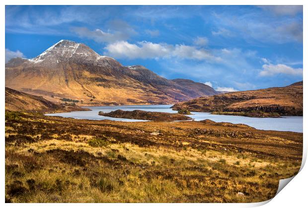 Highland Loch Print by David Hare