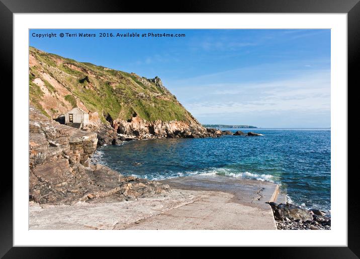 Priest's Cove Cape Cornwall  Framed Mounted Print by Terri Waters