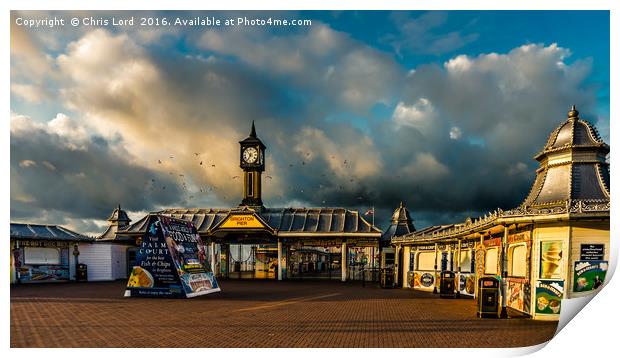 Too Early For Fish & Chips Print by Chris Lord