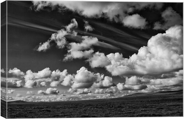 Windy Skies Over the Isle of Lewis Canvas Print by Jacqi Elmslie