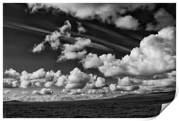 Windy Skies Over the Isle of Lewis Print by Jacqi Elmslie