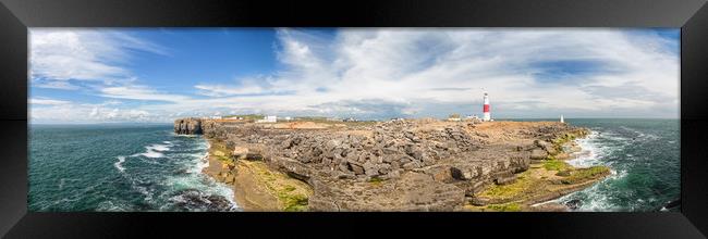 Portland Bill from Pulpit Rock.  Framed Print by Mark Godden