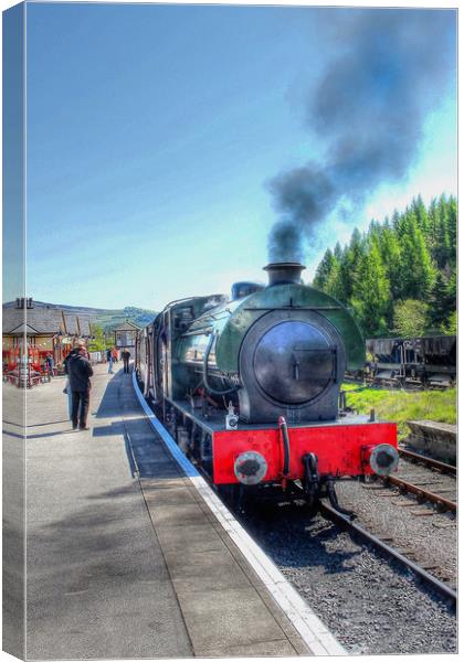 Embsay Station Canvas Print by Irene Burdell
