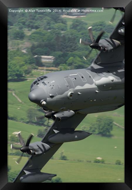 Lockheed C-130J  Hercules  Framed Print by Alan Tunnicliffe