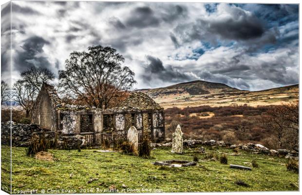 The abandoned Chapel  Canvas Print by Chris Evans