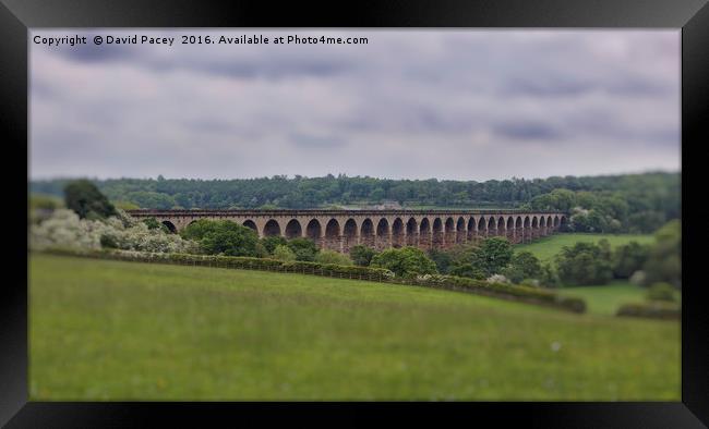 Crimple Viaduct Framed Print by David Pacey