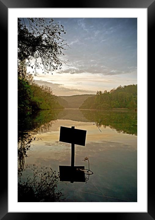 Swanbourne Lake Framed Mounted Print by graham young