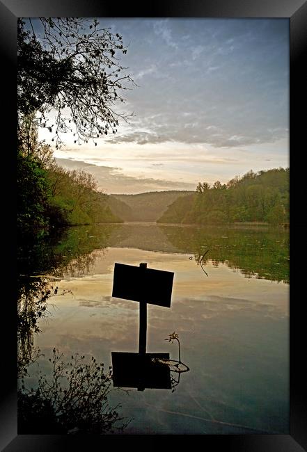 Swanbourne Lake Framed Print by graham young