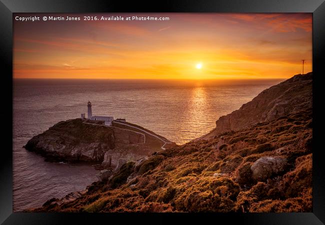 Ynys Lawd - South Stack, Anglesey Framed Print by K7 Photography