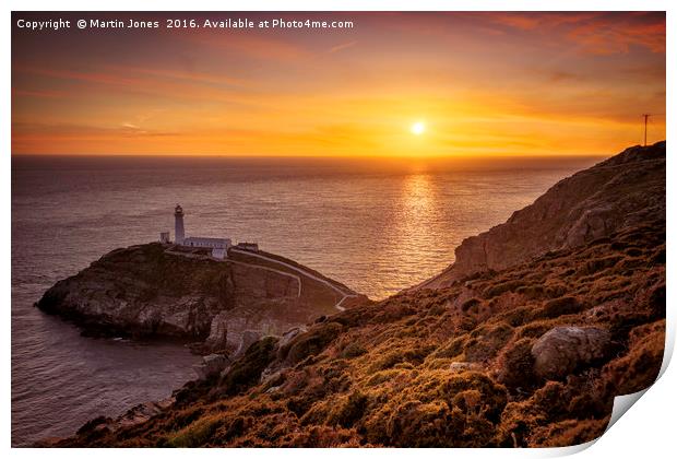 Ynys Lawd - South Stack, Anglesey Print by K7 Photography
